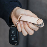 Orbitkey | Leather Key Organiser - Cognac