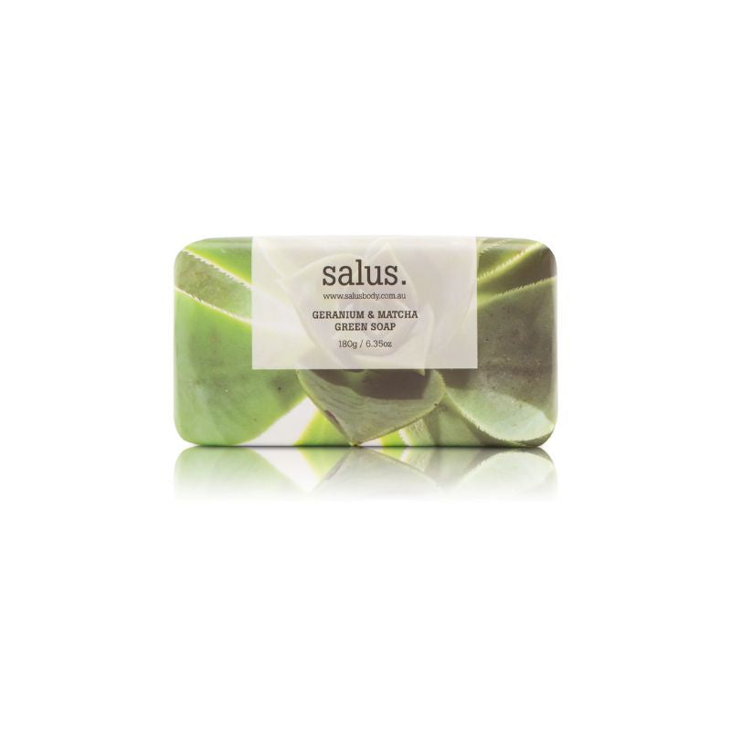 Salus Body & Spa | Geranium & Matcha Green Soap