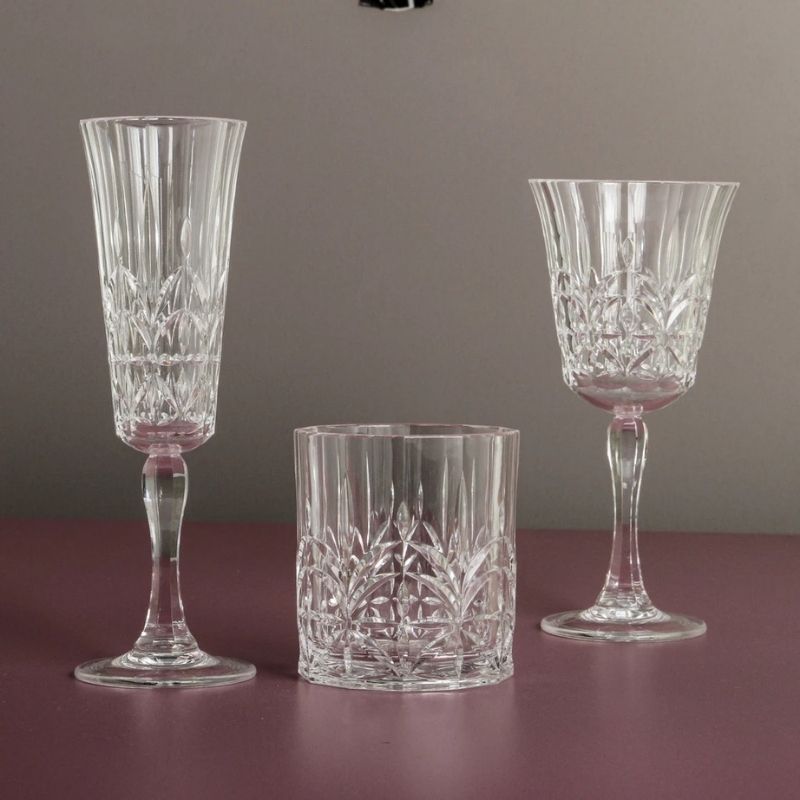Indigo Love Collectors | Pavilion Acrylic Wine Glass - Clear