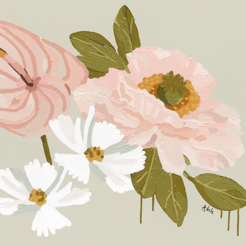 Adele Naidoo | Flowerbed Framed Print 90x67.5