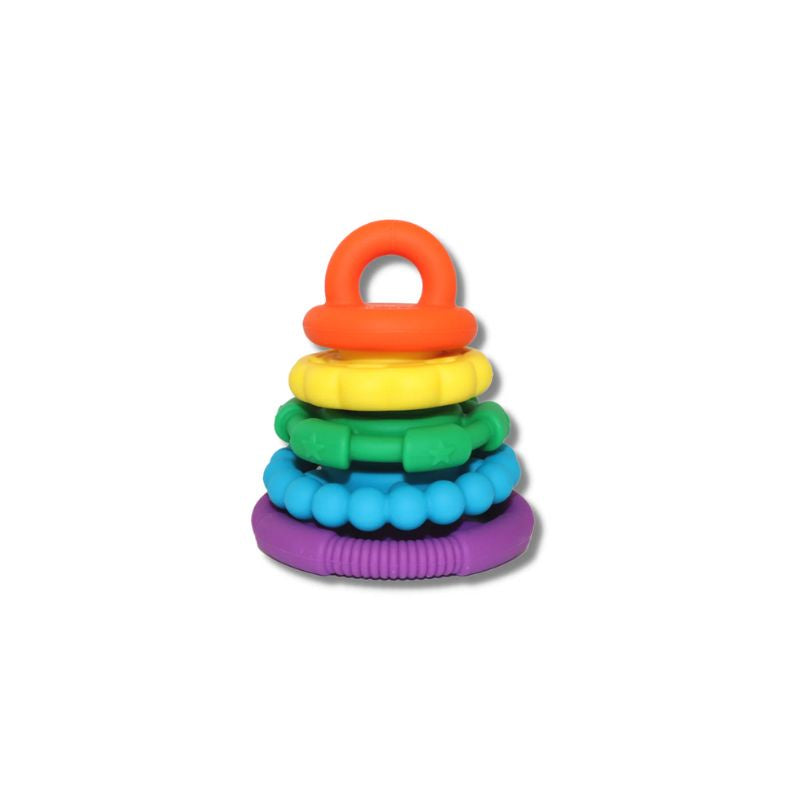 Jellystone Designs | Stacker & Teether Toy - Rainbow Bright