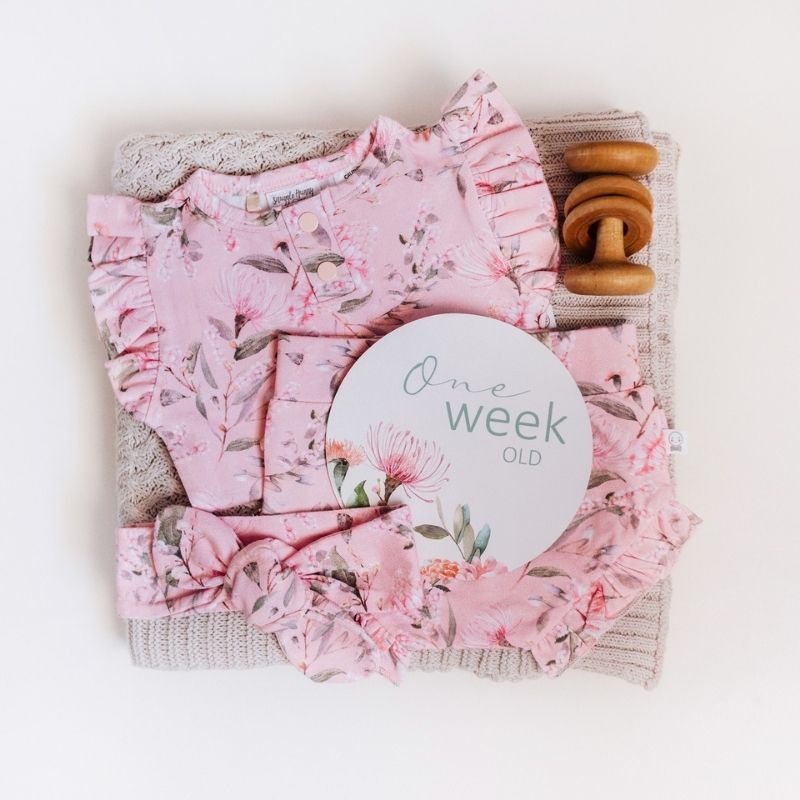 Snuggle Hunny | Pink Wattle Organic Baby Bloomers
