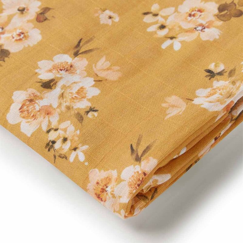 Snuggle Hunny | Golden Flower Organic Muslin Wrap