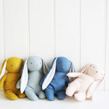 Alimrose | Linen Bobby Floppy Bunny 25cm - Chambray