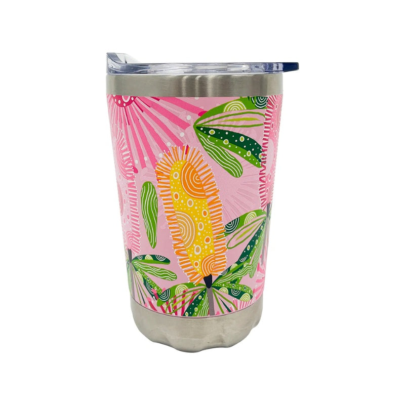 Annabel Trends | Coffee Mug Double Walled - Pink Banksia