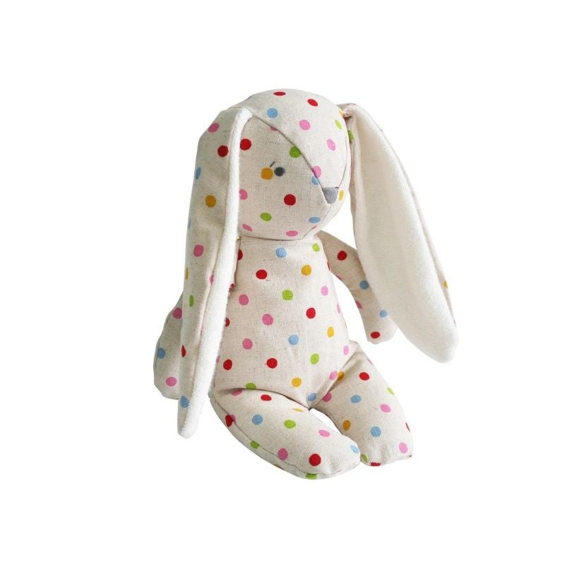 Alimrose | Confetti Spot Linen Floppy Bunny 25cm