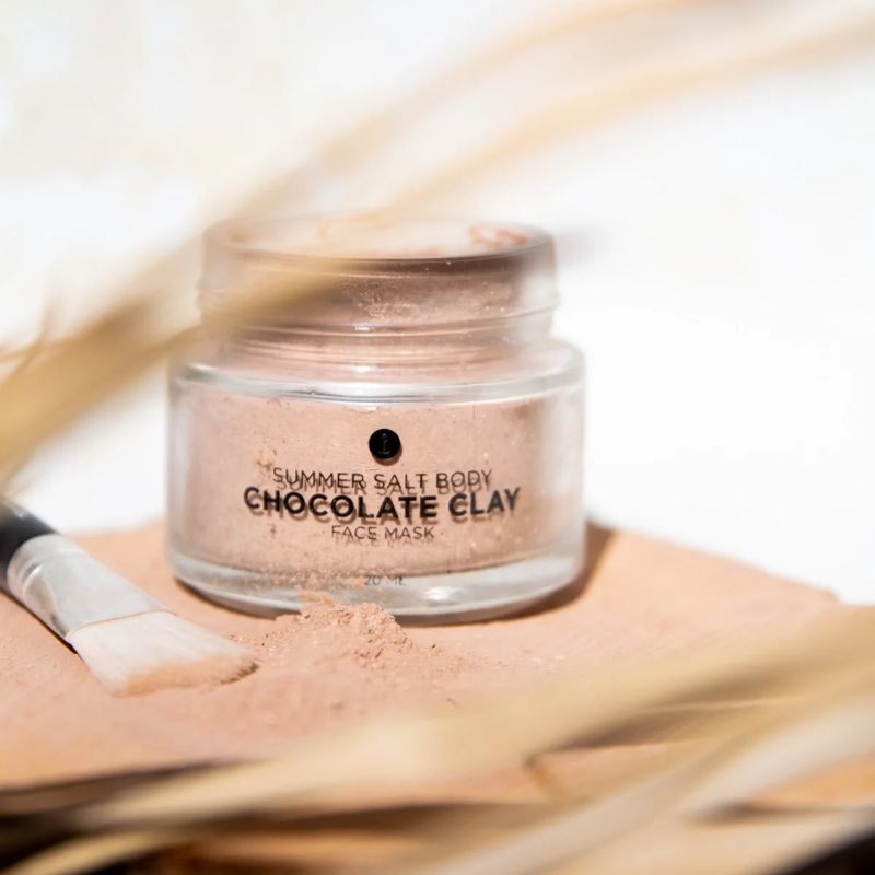 Summer Salt Body | Chocolate Clay Mask 120ml + Mini Application Brush