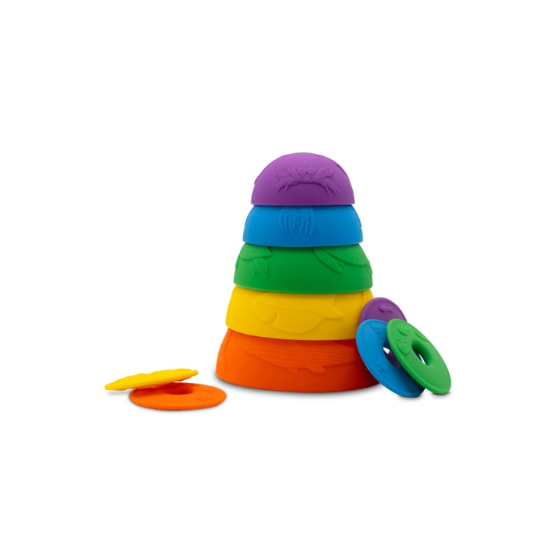 Jellystone Designs | Ocean Stacking Cups - Rainbow Bright