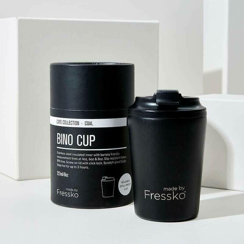 Made By Fressko | Coal BINO Stainless Steel Reusable Cup 230ml