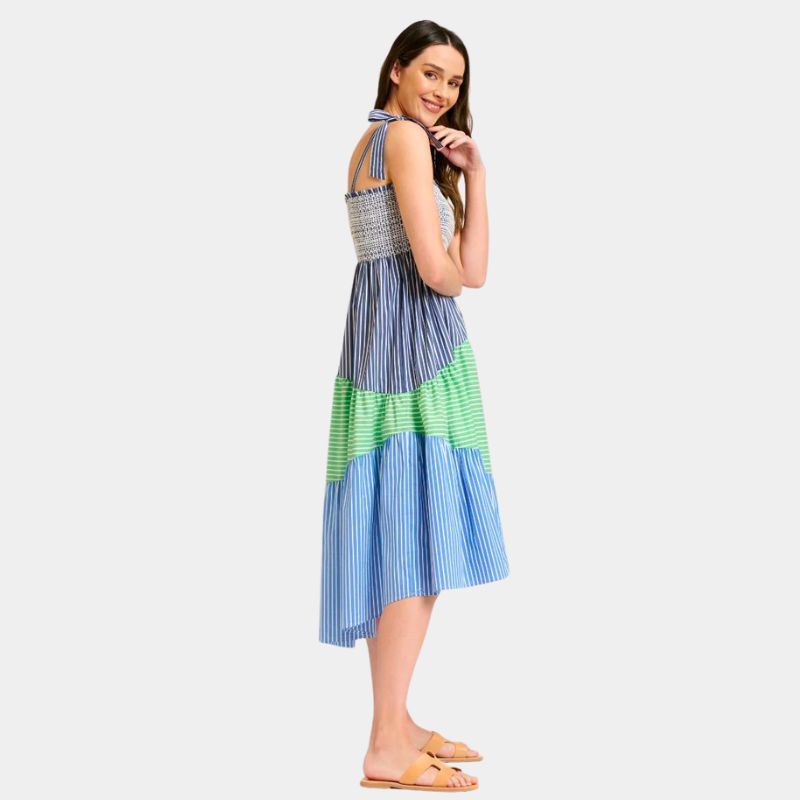 Shirty | The Skirt Dress - Azure Combo
