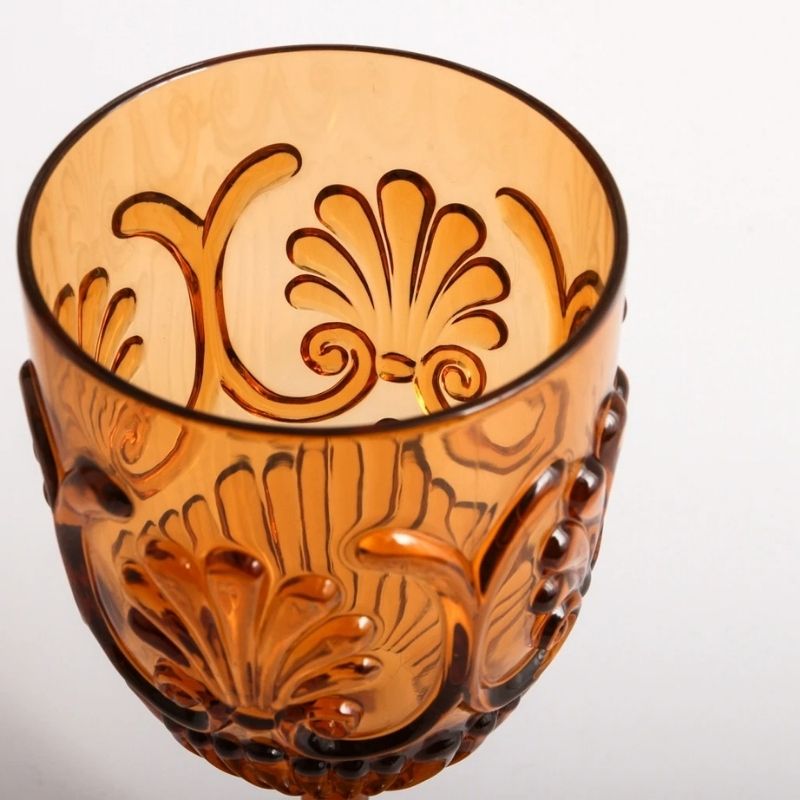Indigo Love Collectors | Flemington Acrylic Wine Glass - Amber
