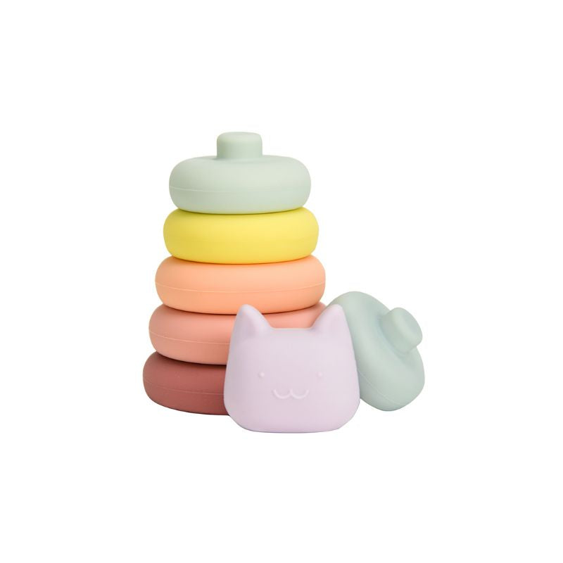 Annabel Trends | Silicone Stackable Toy - Cat