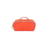 Tonic | Herringbone Beauty Bag Small - Tangerine
