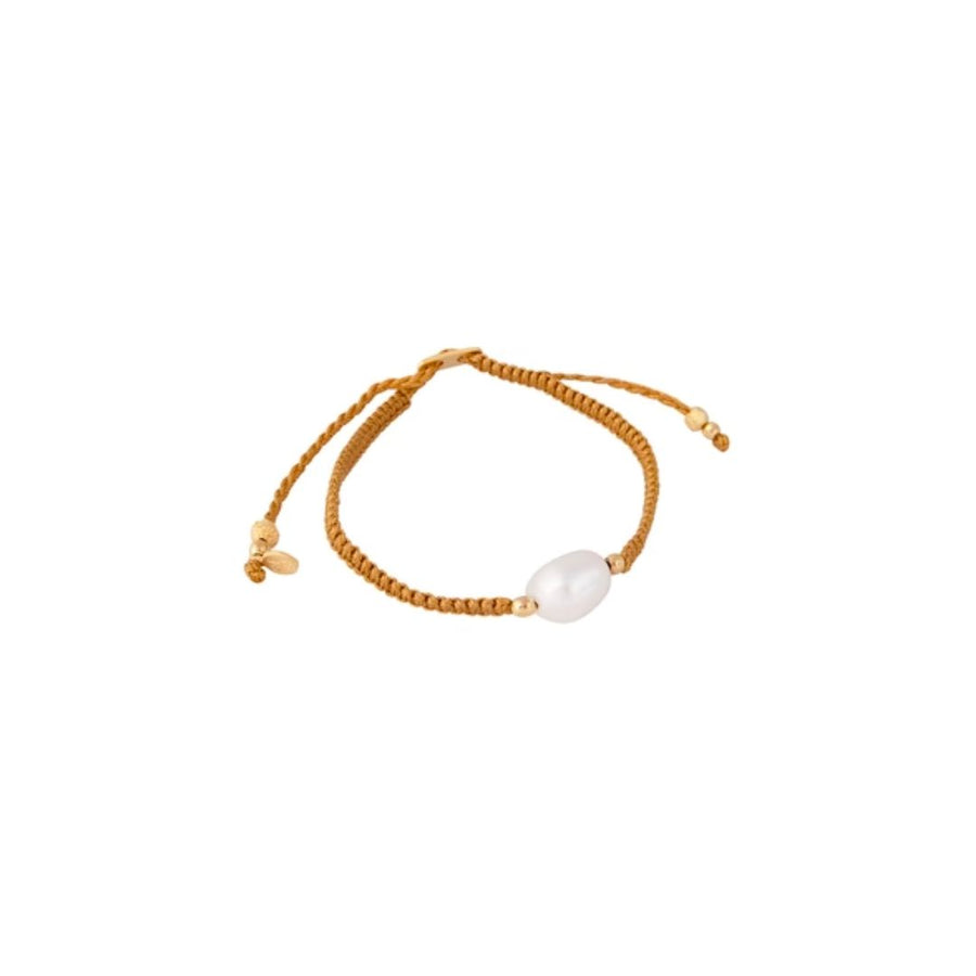 Fairley | Pearl Rope Bracelet - Antique Gold