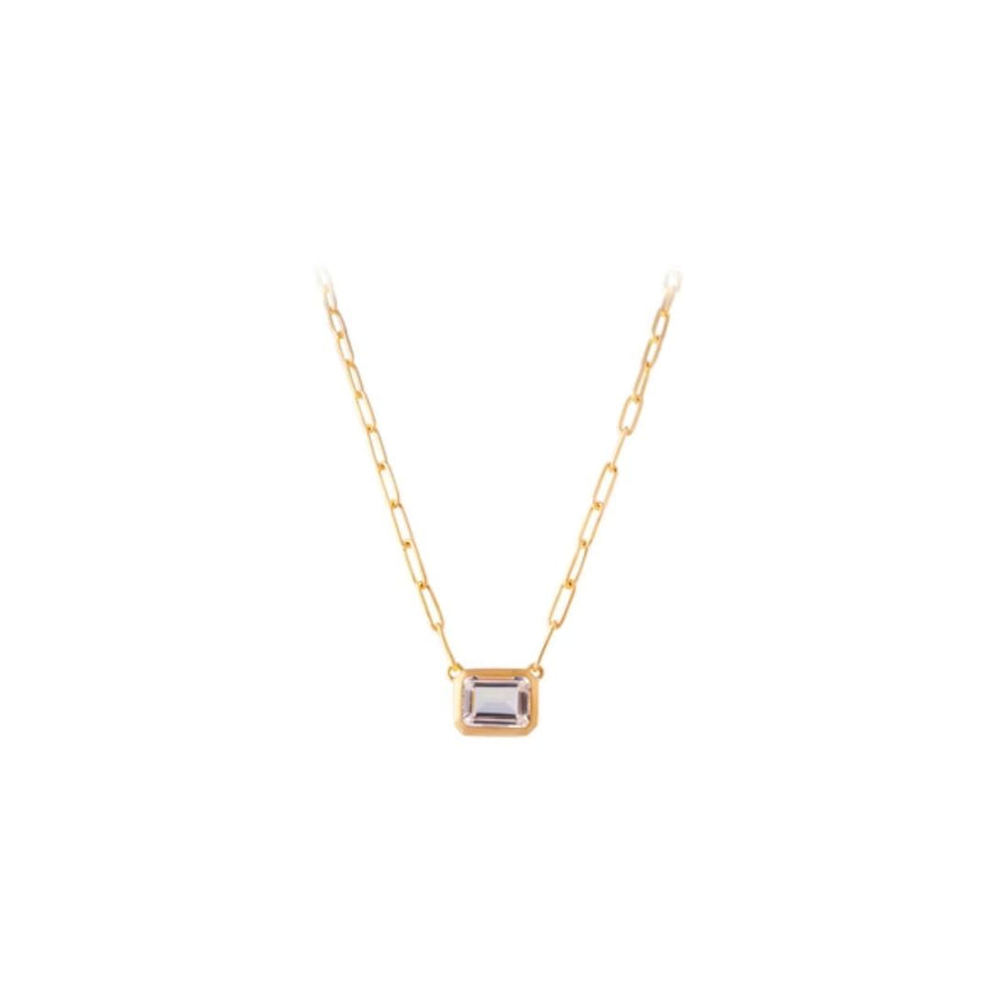 Fairley | Crystal Cocktail Link Necklace