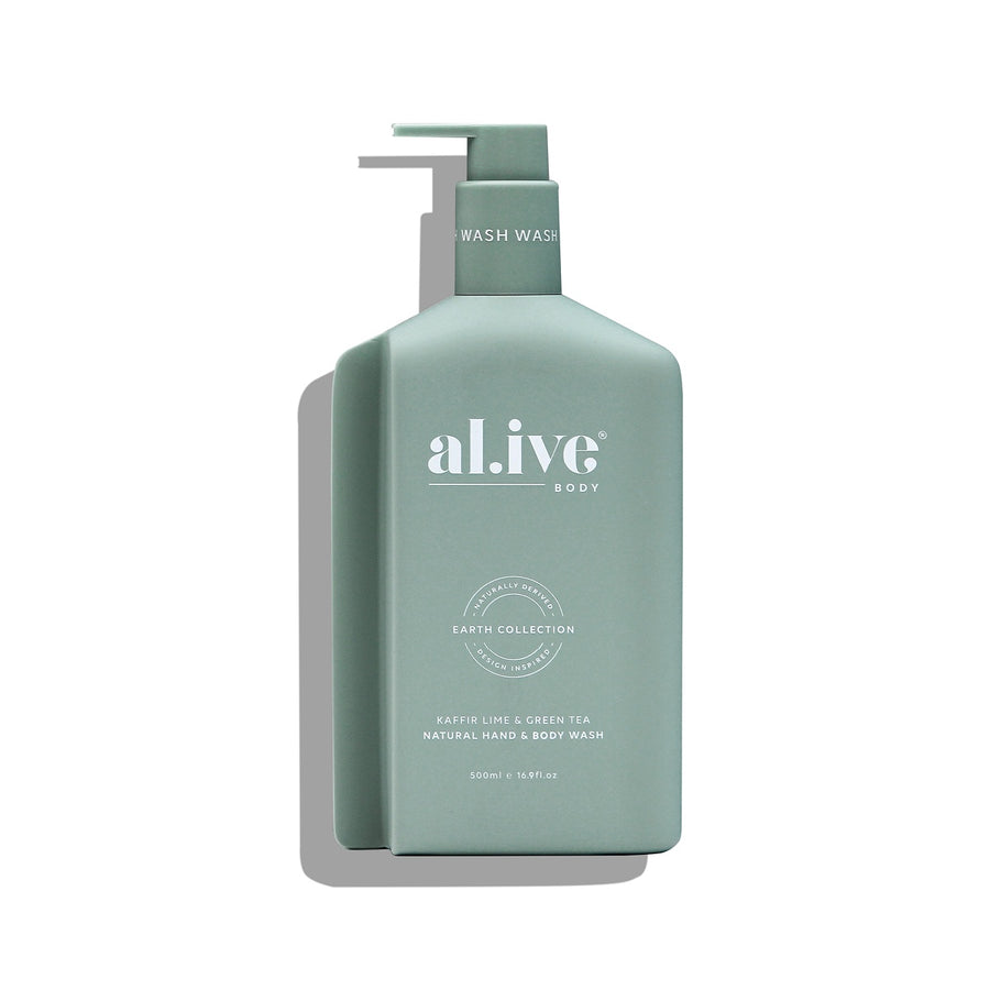 al.ive | Kaffir Lime & Green Tea Hand & Body Wash 500ml